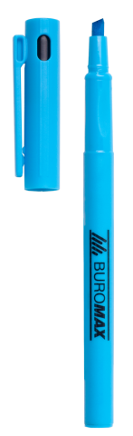 Маркер BUROMAX NEON текстовий (BM.8907-02), блакитний